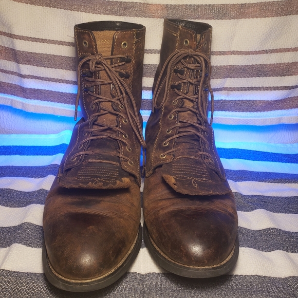 ARIAT Heritage Lacer Boot, Stivali Western Uomo In Pelle, Marrone, Taglia 48 EU, Con Tecnologia ATS - 2